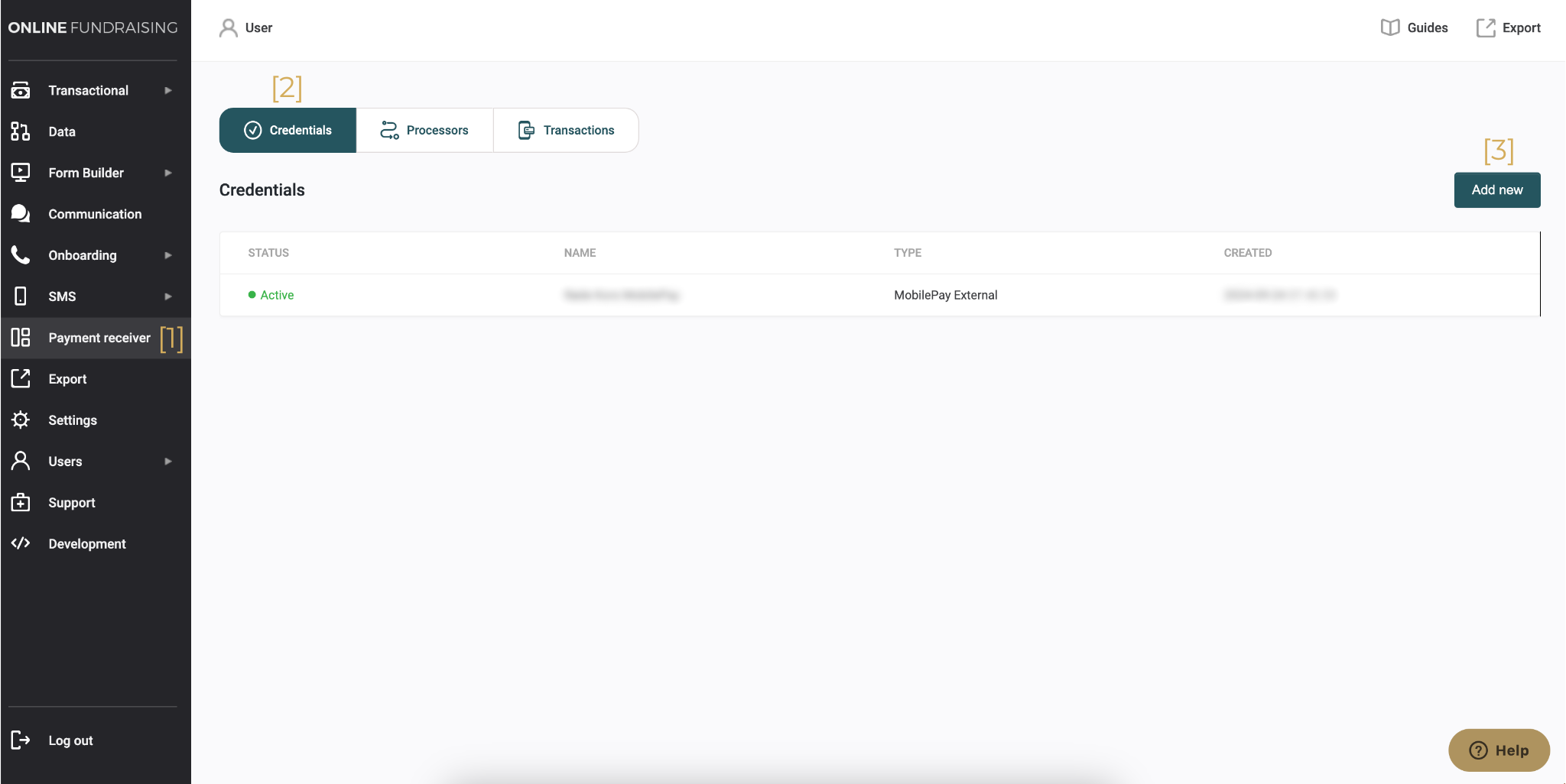 Payment Receiver - Credentials - Add new.png